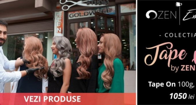 Extensii de păr natural și extensii tape on premium
